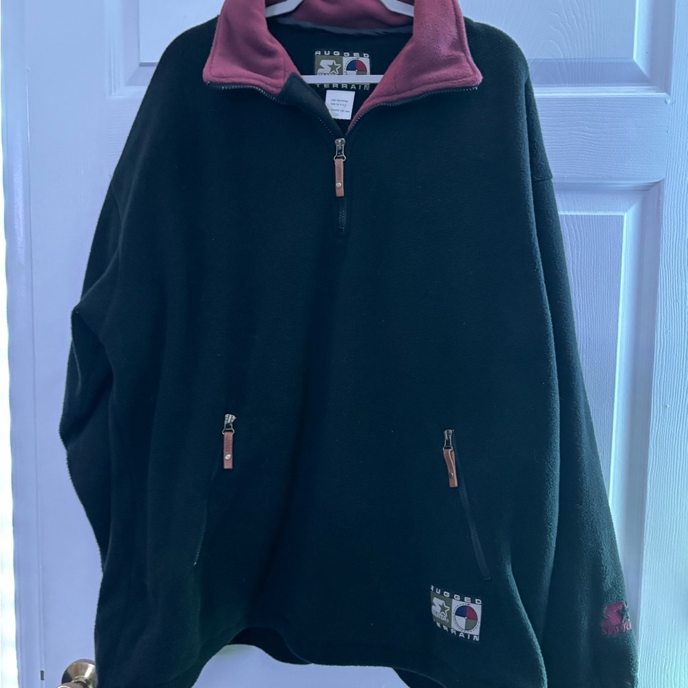 Men's vintage 90s Starter rugged terrain half-zip XL